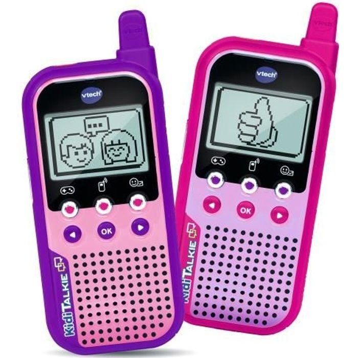 Vtech Kidi Talkie Rosa - Walkie-Talkie con Conexión Segura, Pantalla LCD, Mensajes Animados y Transformación de Voz para 4-10 Años 0 Vtech Kidi Talkie Rosa - Walkie-Talkie con Conexión Segura, Pantalla LCD, Mensajes Animados y Transformación de Voz para 4-10 Años 0