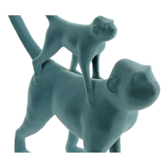 DKD Home Decor Figura Decorativa de Monos Tropicales en Resina Verde Rosa, Medidas 8 x 27.5 x 22.5 cm, Pack de 2 Unidades 2 DKD Home Decor Figura Decorativa de Monos Tropicales en Resina Verde Rosa, Medidas 8 x 27.5 x 22.5 cm, Pack de 2 Unidades 2