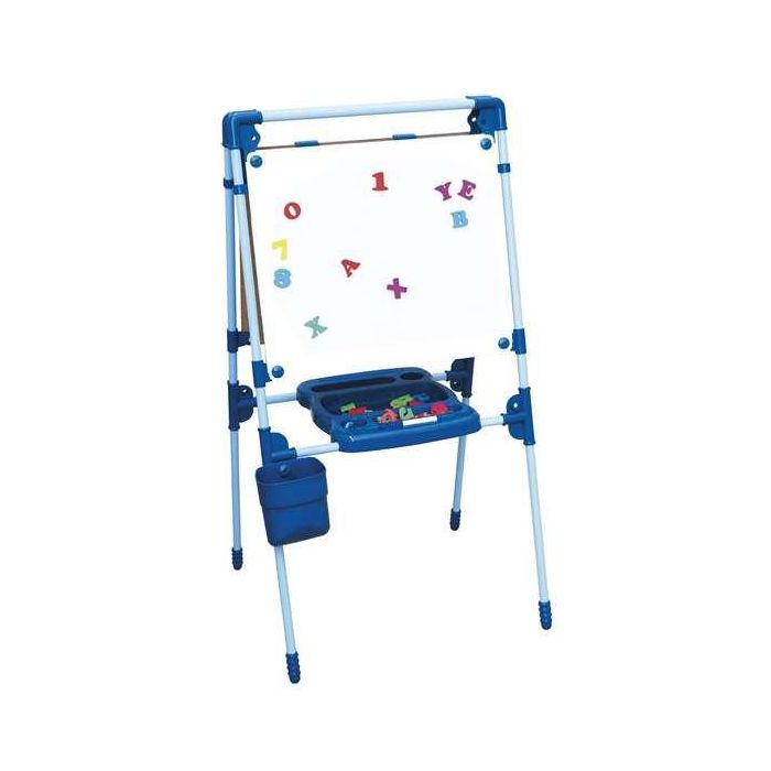 Pizarra 2 en 1 magnetica y para tizas 63x60x120 cm incluye 64 piezas 2 Pizarra 2 en 1 magnetica y para tizas 63x60x120 cm incluye 64 piezas 2