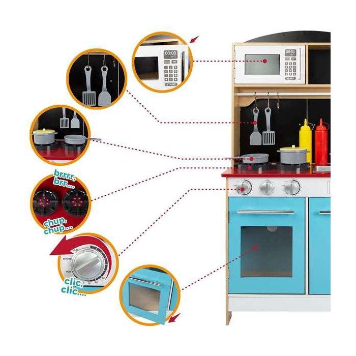 Cocina de Juguete Play & Learn 60 x 109 x 40 cm 15