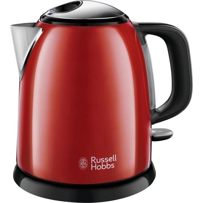 Russell Hobbs Hervidor Mini Colours Plus+ Rojo 1L, Ahorro Energético, Ref. 24992-70 Russell Hobbs Hervidor Mini Colours Plus+ Rojo 1L, Ahorro Energético, Ref. 24992-70