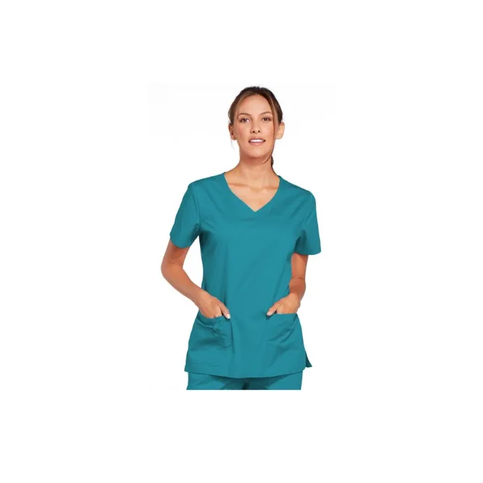 Cherokee Top Femenino Cuello V Stretch Navw - Talla: S