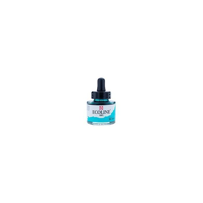 Talens Ecoline Acuarela Liquida 30 mL Verde Turquesa Talens Ecoline Acuarela Liquida 30 mL Verde Turquesa