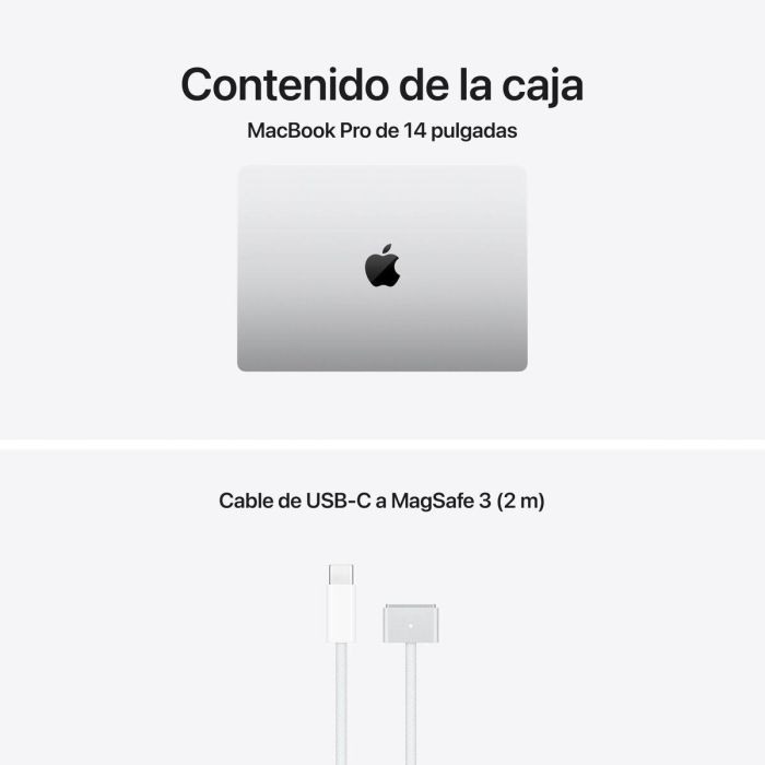 Apple Macbook Pro 14" MDE54Y/A | Chip M5 10-Core CPU/10-Core GPU, 16GB RAM, 1TB SSD, Plata 1