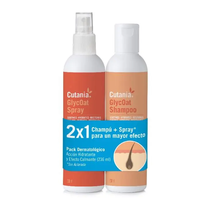 Vetnova Pack Cutania Glycoat Champú + Spray 236 mL