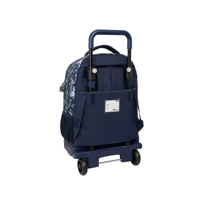 Safta Mochila Escolar Grande con Ruedas Compact Extraíble El Niño Navy 450x330x220 mm 1