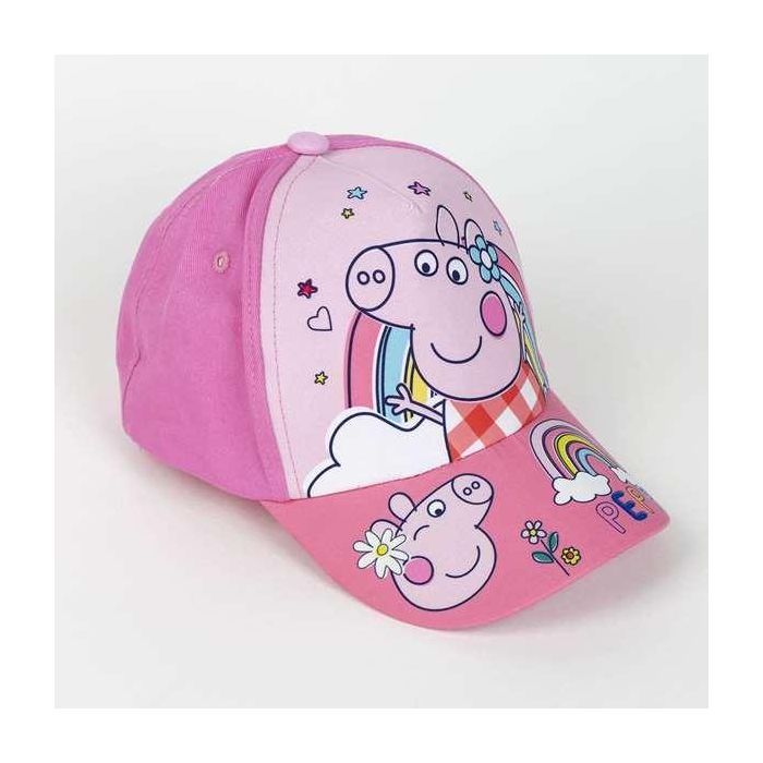Cerdá Saquito con Toalla y Gorra Infantil Peppa Pig para Niños/Niñas de 2 a 8 Años - PINK 2