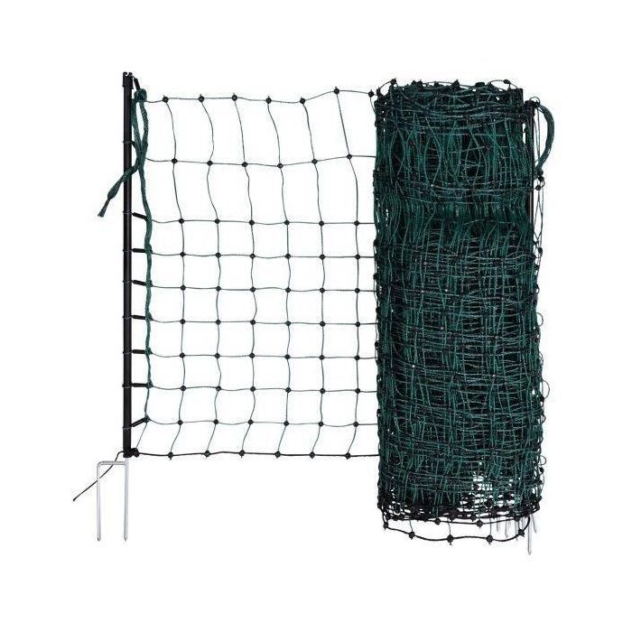 Kerbl KER4018653047804 Red Eléctrica para Conejos RabbitNet, 50 metros de Largo, 65 cm de Alto, Doble Punta, Verde 0 Kerbl KER4018653047804 Red Eléctrica para Conejos RabbitNet, 50 metros de Largo, 65 cm de Alto, Doble Punta, Verde 0