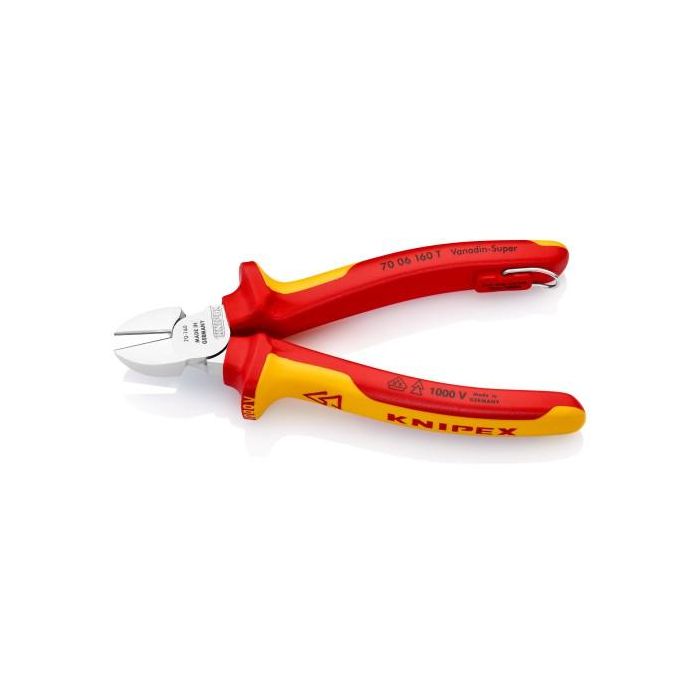 KNIPEX Seitenschneider mit Befestigungsse 1 KNIPEX Seitenschneider mit Befestigungsse 1