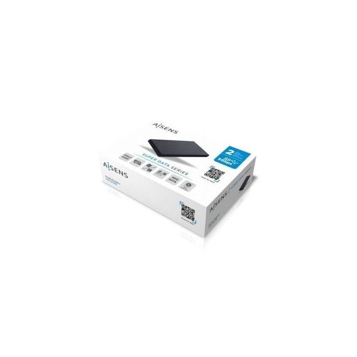 Aisens Ase-2530B Caja Externa 2.5" SATA a USB 3.0-USB 3.1 Gen1 para Discos Duros hasta 9.5mm Negro 4