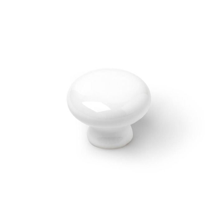 Rei Pomos redondos para mueble porcelana blanco 4 unid. mod .821 Ø35mm Rei Pomos redondos para mueble porcelana blanco 4 unid. mod .821 Ø35mm