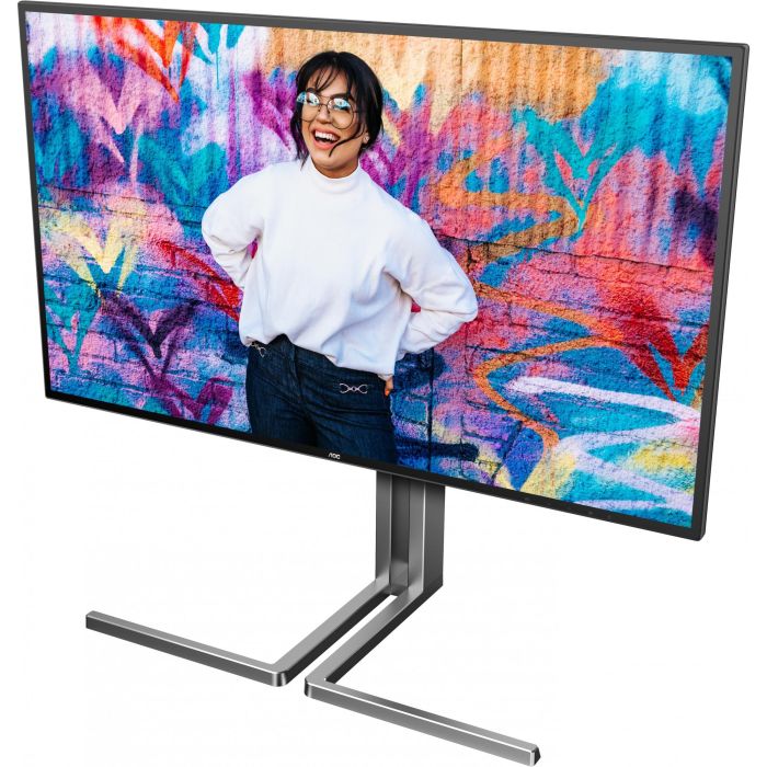 AOC U27U3CV Monitor 27" 4K Ultra HD Nano IPS, 2xHDMI, DisplayPort, USB-C 96W, Altura Ajustable, PIVOT, HDR400 11