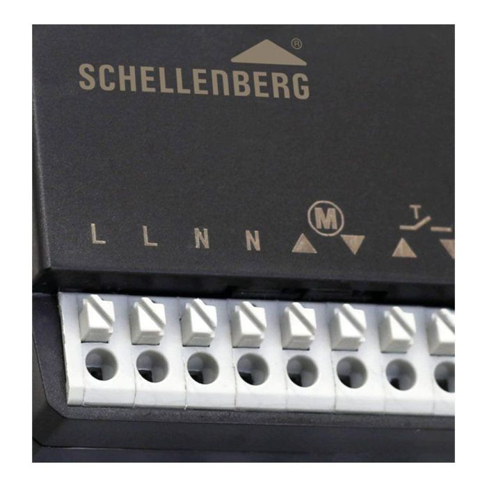 Schellenberg Receptor Inalámbrico 20018 para Motor de Persiana y Toldo con Control Inalámbrico, Frecuencia 868MHz