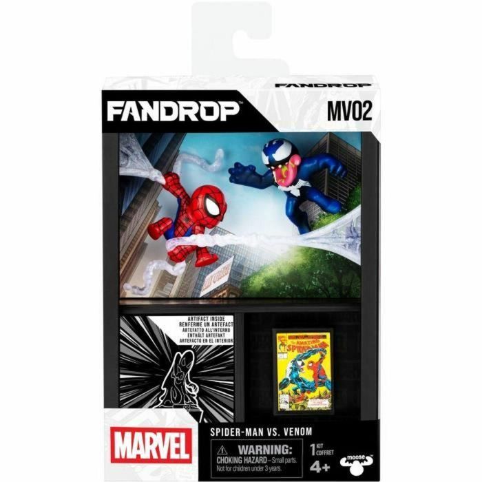 FANDROP FAN0630996920671 Figura Star Wars Spider-Man vs Venom Vitrina con escena de culto + mini póster 18 cm 1