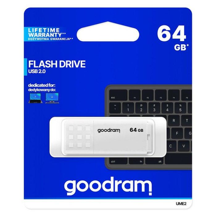 Memoria USB GoodRam UME2-0640W0R11 64 GB Blanco 4
