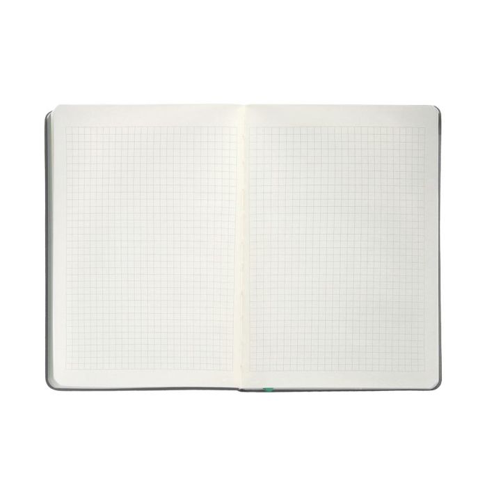 Cuaderno Con Gomilla Antartik Notes Tapa Dura A4 Hojas Cuadricula Gris Y Turquesa 100 Hojas 80 gr Fsc 7