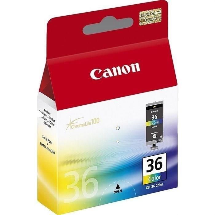 Canon Tinta Tricolor Pixma Mini 260-360 - Ip 100-110 - Tr 150 - Cli 36 Canon Tinta Tricolor Pixma Mini 260-360 - Ip 100-110 - Tr 150 - Cli 36