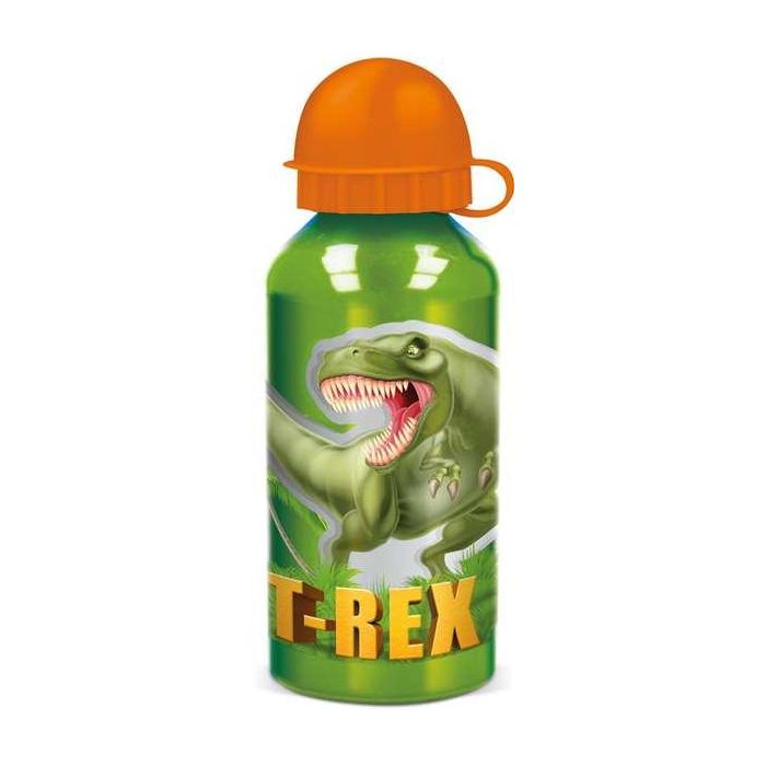 Botella de aluminio 400 ml. dinosaurios t-rex 1 Botella de aluminio 400 ml. dinosaurios t-rex 1