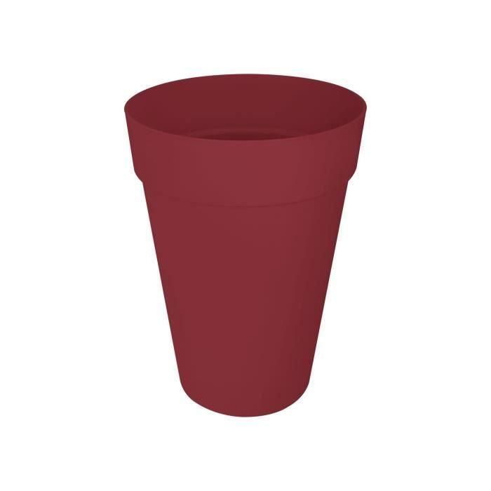 Maceta - Elho - Loft Urban Redonda - Altura 35 - Roja - L 34 x An 33,5 x Al 45 cm - Exterior - 100% reciclada Maceta - Elho - Loft Urban Redonda - Altura 35 - Roja - L 34 x An 33,5 x Al 45 cm - Exterior - 100% reciclada