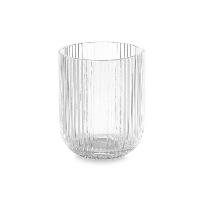 Vaso Bajo Transparente Rayas 270Ml Vivalto 7X9CM (24 Unidades) 1 Vaso Bajo Transparente Rayas 270Ml Vivalto 7X9CM (24 Unidades) 1