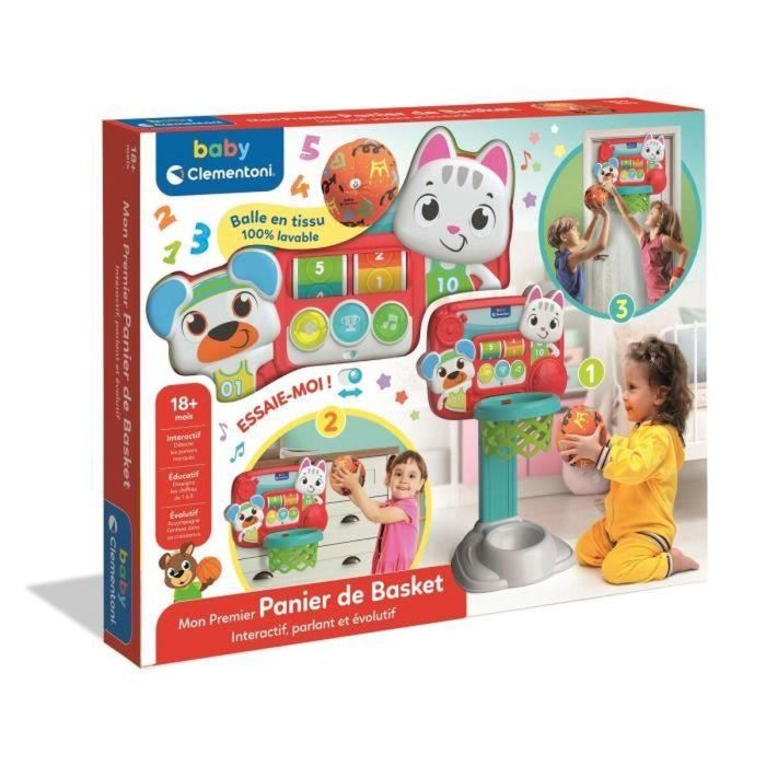 Clementoni CLE8005125529193 Mi primera canasta de baloncesto 1