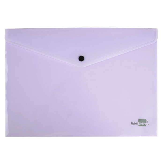 Liderpapel Dossier con Broche Polipropileno DIN A4 Lavanda Opaco, Capacidad 50 Hojas 2 Liderpapel Dossier con Broche Polipropileno DIN A4 Lavanda Opaco, Capacidad 50 Hojas 2