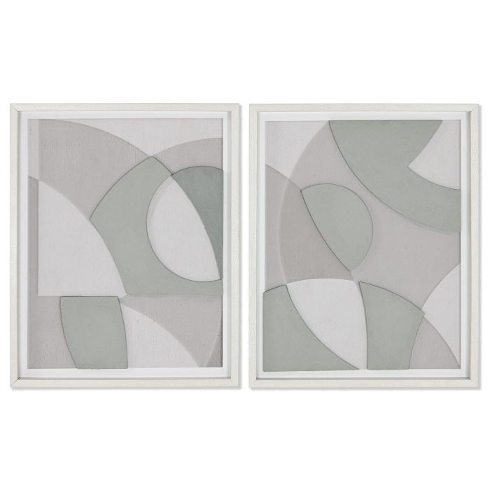 Cuadro Urban DKD Home Decor Gris Beige 3 x 52 x 42 cm (4 Unidades) Cuadro Urban DKD Home Decor Gris Beige 3 x 52 x 42 cm (4 Unidades)