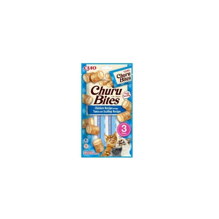 Churu Cat Bites Receta De Atun Con Vieira 1 Bolsa De 3 Stick Churu Cat Bites Receta De Atun Con Vieira 1 Bolsa De 3 Stick