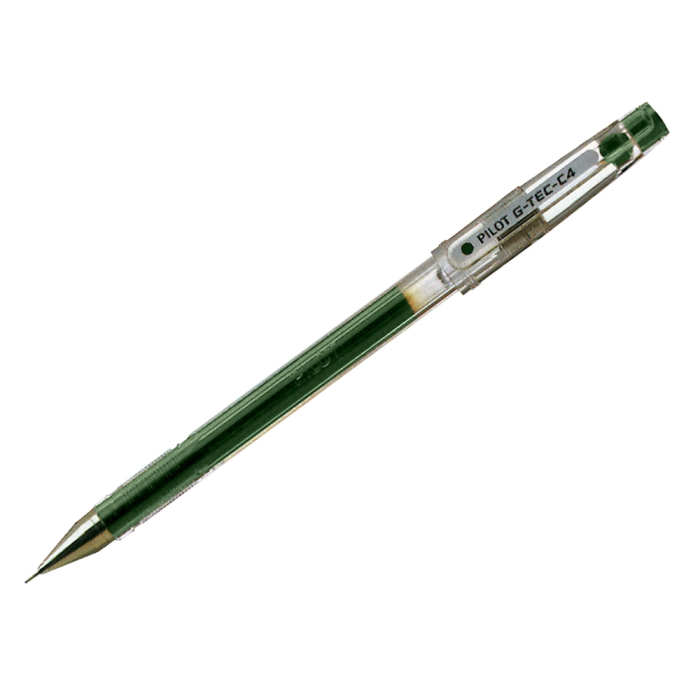 Pilot Bolígrafo G-TEC-C4 Punta Aguja Verde Tinta Gel Escritura Fina 0.4mm 1