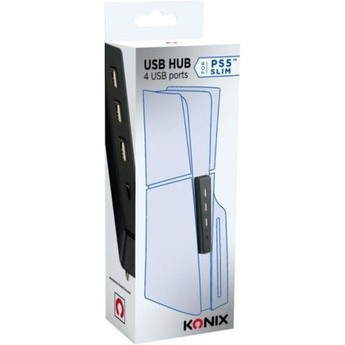 Cable USB KONIX Negro 1