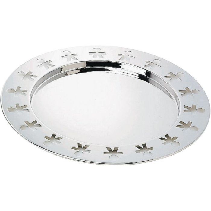 Alessi AKKGT Bandeja Redonda Acero Inoxidable 18/10 Apto para Inducción