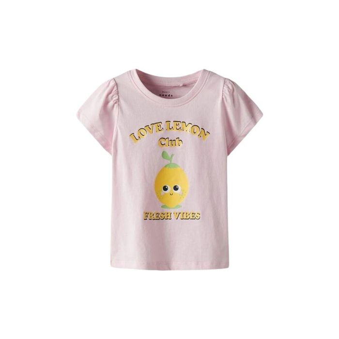 Camiseta de Manga Corta Infantil Name It Nmfvibeke Capsl Ballerina Rosa 0 Camiseta de Manga Corta Infantil Name It Nmfvibeke Capsl Ballerina Rosa 0