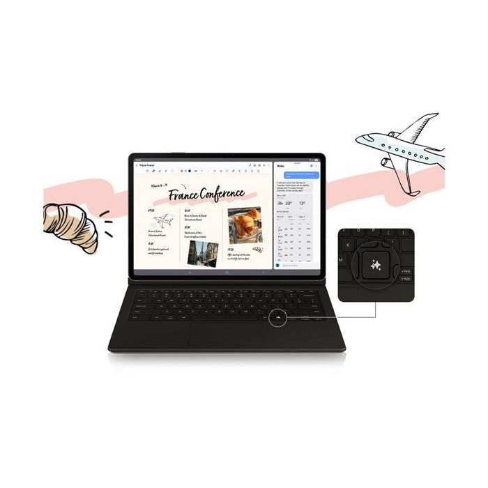 Samsung SM-X620NZAPEUB Galaxy Tab S10+ FE Tablet 13.1" WQXGA+ 12GB RAM 256GB Octa-core con S Pen, IP68 y Cámaras 13MP/12MP Gris 1