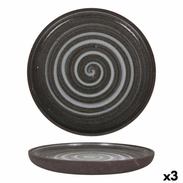 Plato Llano Krakatoa Ø 30 cm (3 Unidades) Plato Llano Krakatoa Ø 30 cm (3 Unidades)