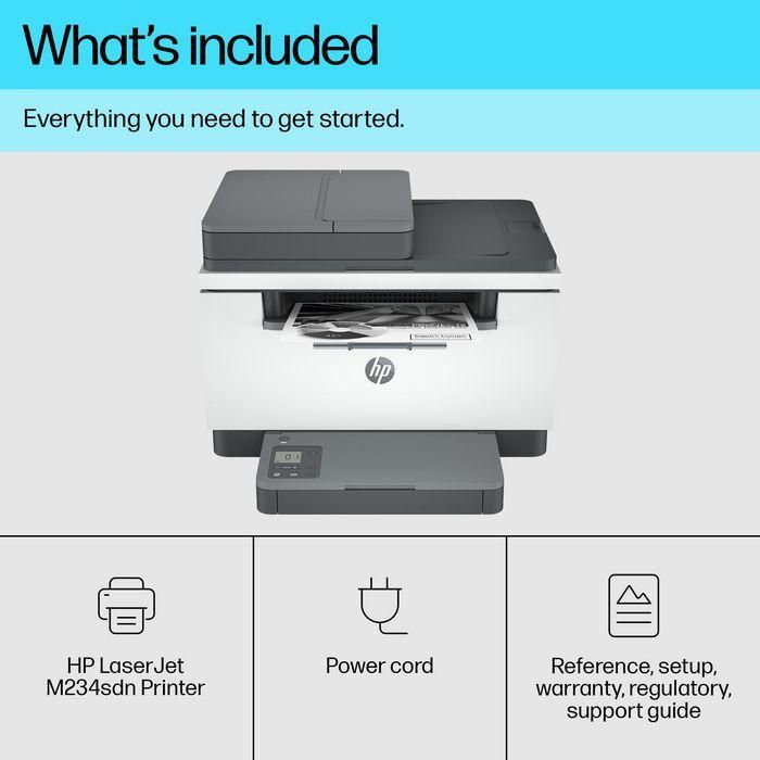 HP LaserJet MFP M234sdn Impresora Multifunción Impresión Rápida Doble Cara Con Alimentador Automático