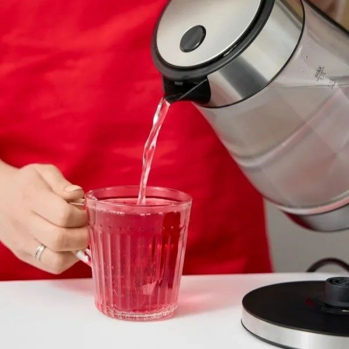 Hervidor Mpm MCZ-122 Negro Gris Vidrio Acero Inoxidable 2200 W 1,7 L 2