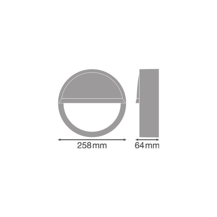 Ledvance LVE-4058075375482 Accesorio Aplique LED Párpado 250mm Carcasa Semi Cubierta IK10 para Plafón Surface Bulkhead 2 Ledvance LVE-4058075375482 Accesorio Aplique LED Párpado 250mm Carcasa Semi Cubierta IK10 para Plafón Surface Bulkhead 2
