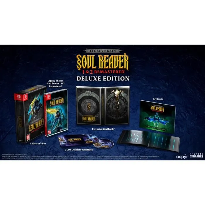 Just For Games Legacy of Kain Soul Reaver 1 y 2 Remastered Edición Deluxe Nintendo Switch JUS1739270296548 1 Just For Games Legacy of Kain Soul Reaver 1 y 2 Remastered Edición Deluxe Nintendo Switch JUS1739270296548 1