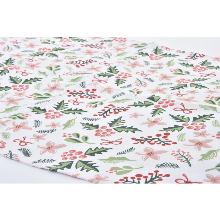 Camino Mesa Navidad Tradicional DKD Home Decor Verde Rojo 150 x 0.2 x 50 cm (4 Unidades) 1