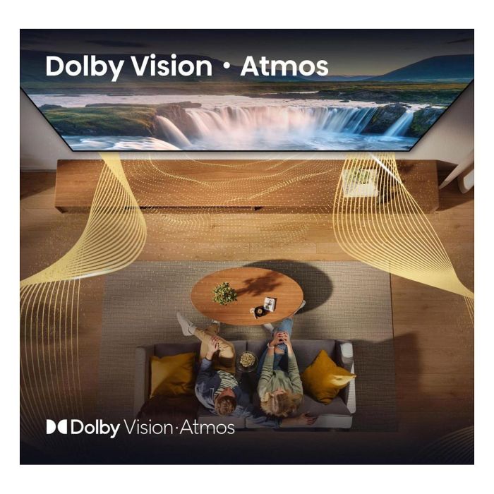 Hisense 58E77Q Smart TV QLED 58" (146 cm) 4K Ultra HD (3840x2160) HDR10+ Dolby Vision VIDAA Alexa 60Hz 3x HDMI 2x USB Wi-Fi LAN WLAN 5