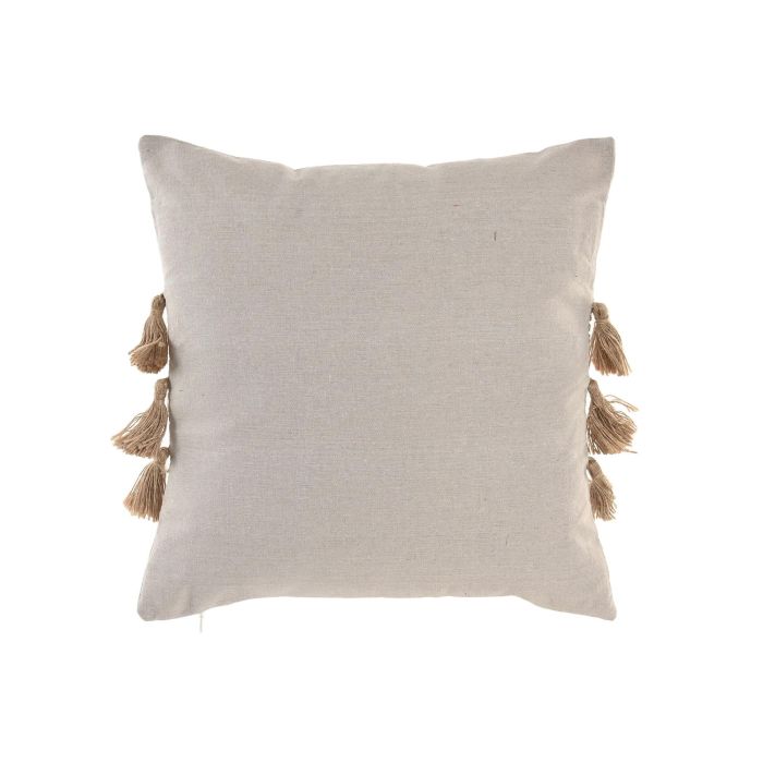 Cojin Boho DKD Home Decor Natural 45 x 45 cm (2 Unidades) 2 Cojin Boho DKD Home Decor Natural 45 x 45 cm (2 Unidades) 2
