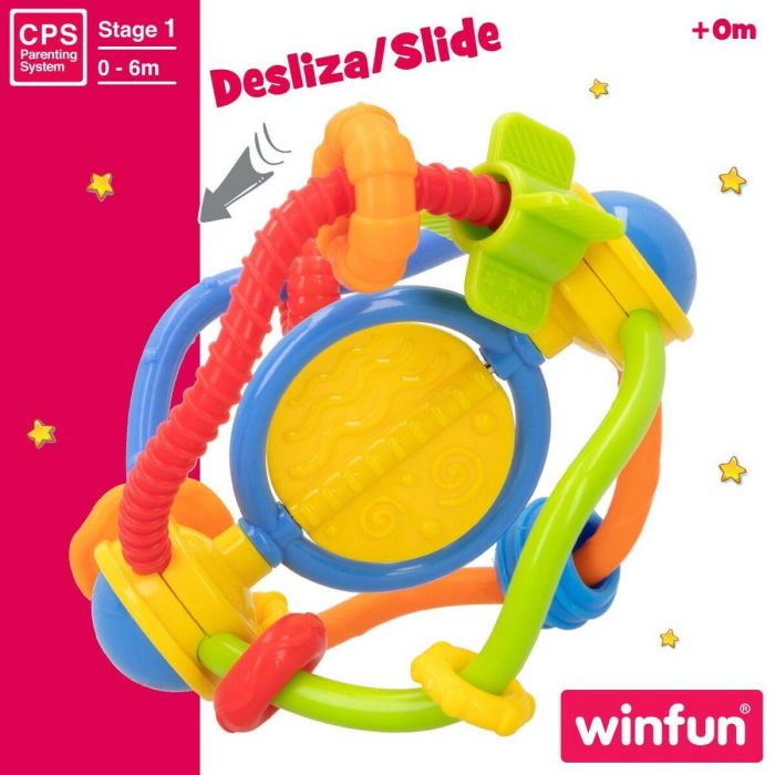 Sonajero Winfun Plástico 12 x 13,5 x 12 cm (12 Unidades) 3