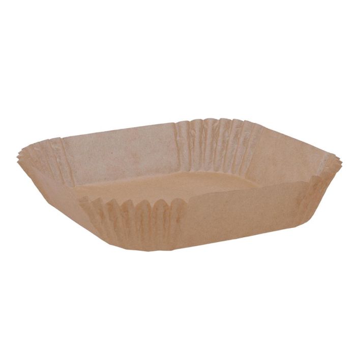 Cesta Cuadrada Papel Horno Naturalia Quid 23x4,5 cm