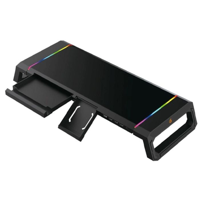 Conceptronic Soporte Sobremesa Gaming THORNE01B con Hub USB, Luz RGB Ajustable y Diseño Ergonómico 1 Conceptronic Soporte Sobremesa Gaming THORNE01B con Hub USB, Luz RGB Ajustable y Diseño Ergonómico 1