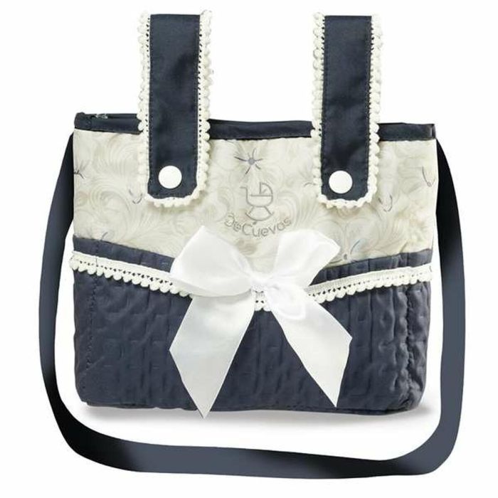 Coche de muñeca plegable vintage con sombrilla 38x65x60cm 5