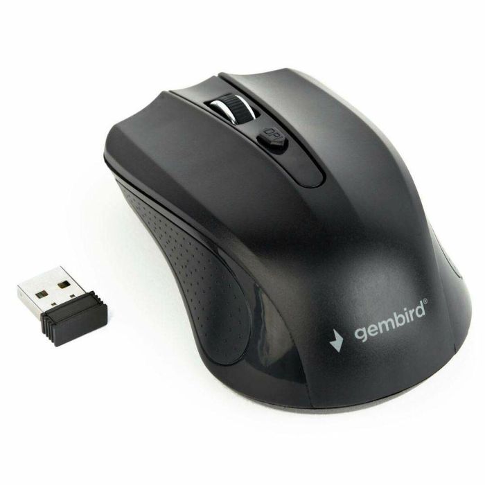 Gembird MUSW-4B-04 Ratón Inalámbrico RF Óptico Ambidextro Oficina 1600 DPI 4 Botones Negro 2 Gembird MUSW-4B-04 Ratón Inalámbrico RF Óptico Ambidextro Oficina 1600 DPI 4 Botones Negro 2