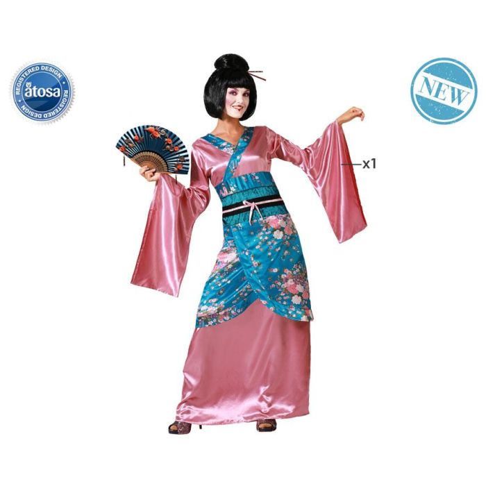 Disfraz China Kimono Rosa Mujer Adulto Disfraz China Kimono Rosa Mujer Adulto