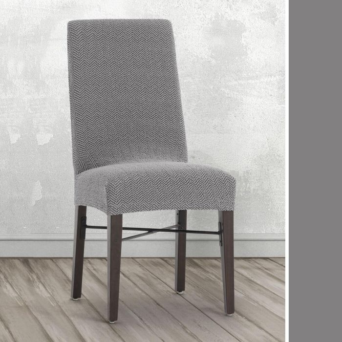 Funda para Silla Eysa JAZ Gris 50 x 60 x 50 cm 2 Unidades 7 Funda para Silla Eysa JAZ Gris 50 x 60 x 50 cm 2 Unidades 7