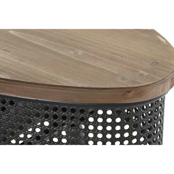Consola Loft DKD Home Decor Negro Marron 39 x 78 x 90.5 cm 2 Consola Loft DKD Home Decor Negro Marron 39 x 78 x 90.5 cm 2