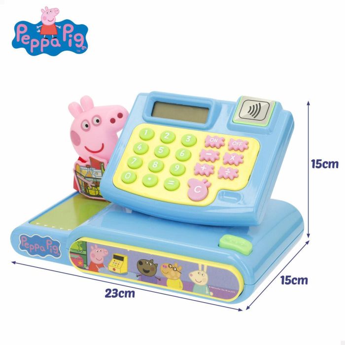 Peppa Pig Caja Registradora Juguete con Sonidos - Educativo e Interactivo para Niños +2 Años, Incluye Múltiples Idiomas (Español, Inglés y Más) 5